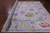 Grey Persian Sultanabad Hand Knotted Wool Rug - 10' 1" X 13' 11" - Golden Nile