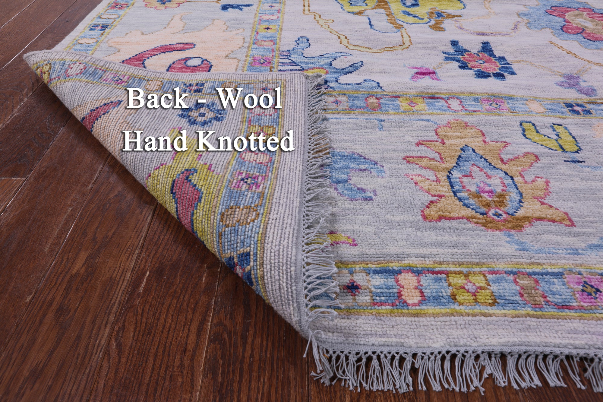 Grey Persian Sultanabad Hand Knotted Wool Rug - 10' 1" X 13' 11" - Golden Nile
