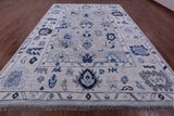 Grey Persian Sultanabad Hand Knotted Wool Rug - 10' 0" X 14' 0" - Golden Nile