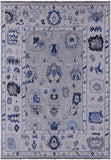 Grey Persian Sultanabad Hand Knotted Wool Rug - 10' 0" X 14' 0" - Golden Nile