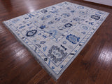 Grey Persian Sultanabad Hand Knotted Wool Rug - 10' 0" X 14' 0" - Golden Nile