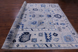 Grey Persian Sultanabad Hand Knotted Wool Rug - 10' 0" X 14' 0" - Golden Nile