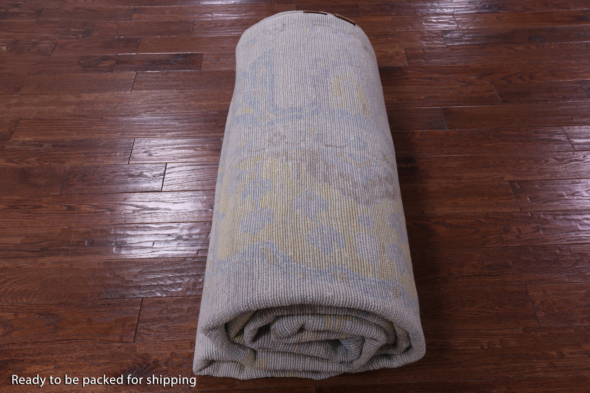 Ivory Persian Tabriz Hand Knotted Wool Rug - 10' 2" X 13' 10" - Golden Nile