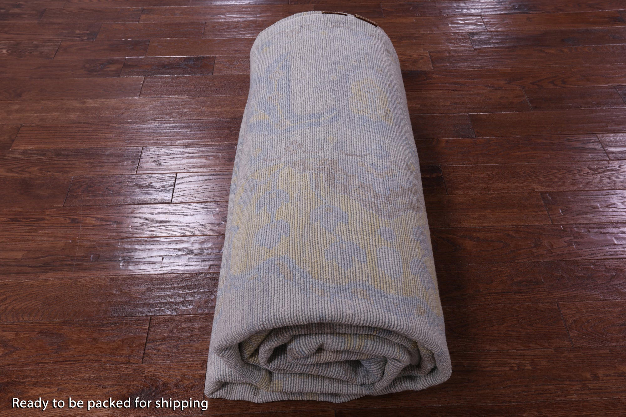 Ivory Persian Tabriz Hand Knotted Wool Rug - 10' 2" X 13' 10" - Golden Nile