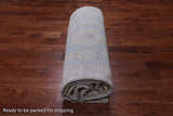 Ivory Persian Tabriz Hand Knotted Wool Rug - 10' 2" X 13' 10"