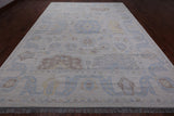 Ivory Persian Tabriz Hand Knotted Wool Rug - 10' 2" X 13' 10"