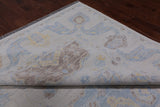 Ivory Persian Tabriz Hand Knotted Wool Rug - 10' 2" X 13' 10"