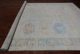 SUPER SALE Silver Persian Sultanabad Hand Knotted Wool Rug - 10' 0" X 14' 0"