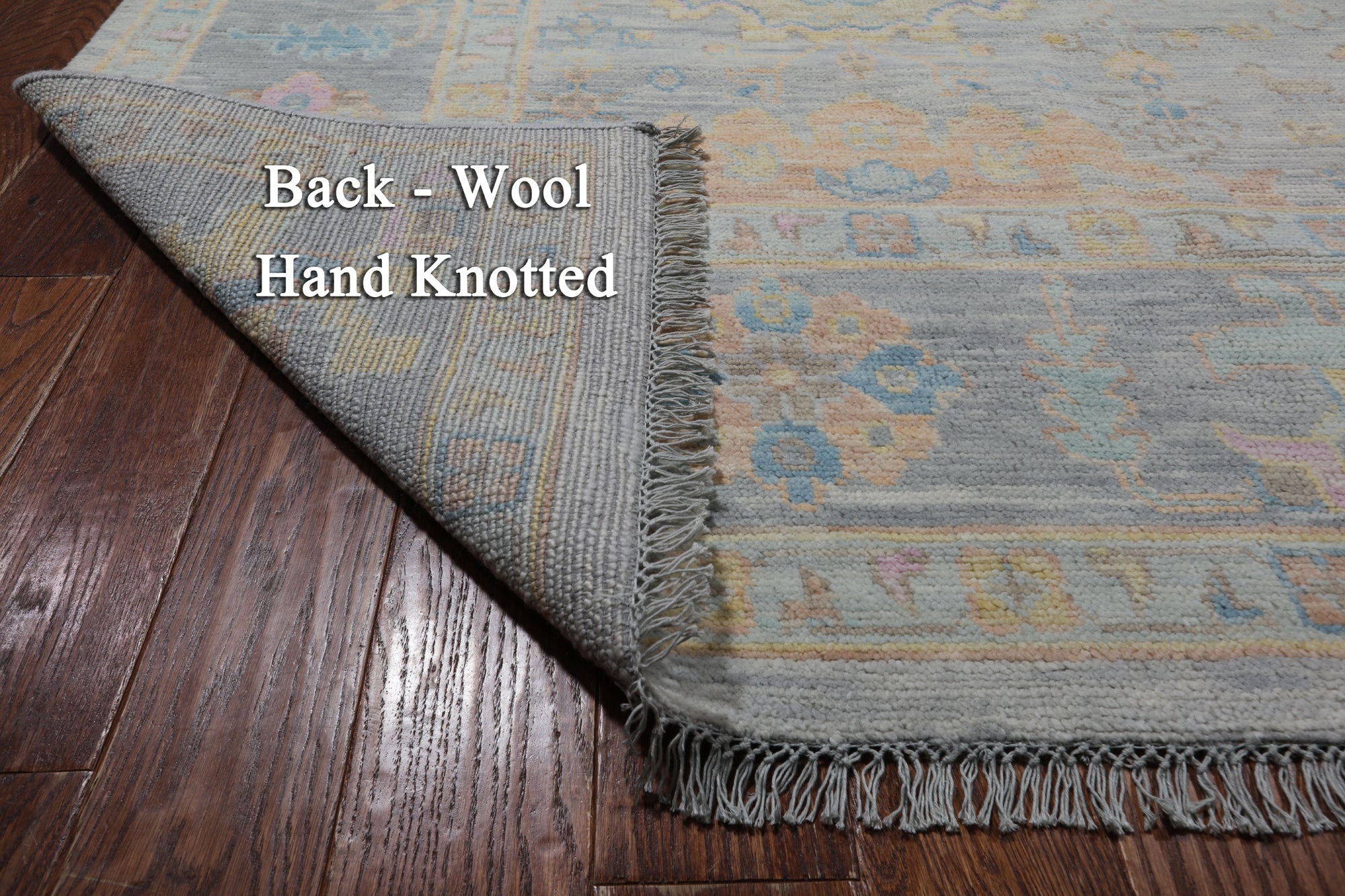 SUPER SALE Silver Persian Sultanabad Hand Knotted Wool Rug - 10' 0" X 14' 0"