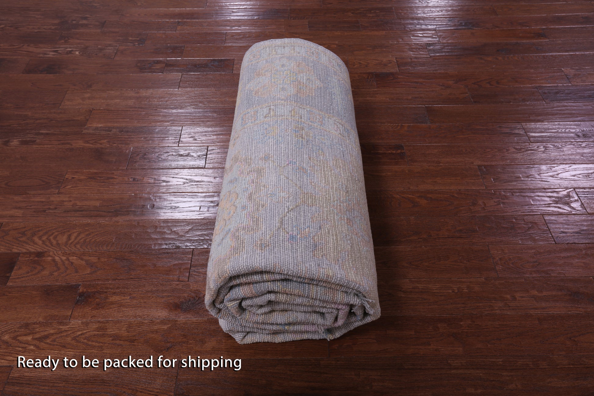 Silver Persian Sultanabad Hand Knotted Wool Rug - 10' 0" X 14' 0" - Golden Nile