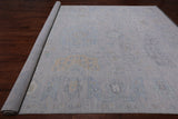 Silver Persian Tabriz Hand Knotted Wool Rug - 10' 4" X 14' 0"