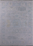 Silver Persian Tabriz Hand Knotted Wool Rug - 10' 4" X 14' 0" - Golden Nile