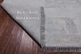 Silver Persian Tabriz Hand Knotted Wool Rug - 10' 4" X 14' 0"