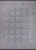 Grey Persian Tabriz Hand Knotted Wool Rug - 10' 2" X 13' 8"