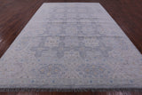Grey Persian Tabriz Hand Knotted Wool Rug - 10' 2" X 13' 8" - Golden Nile