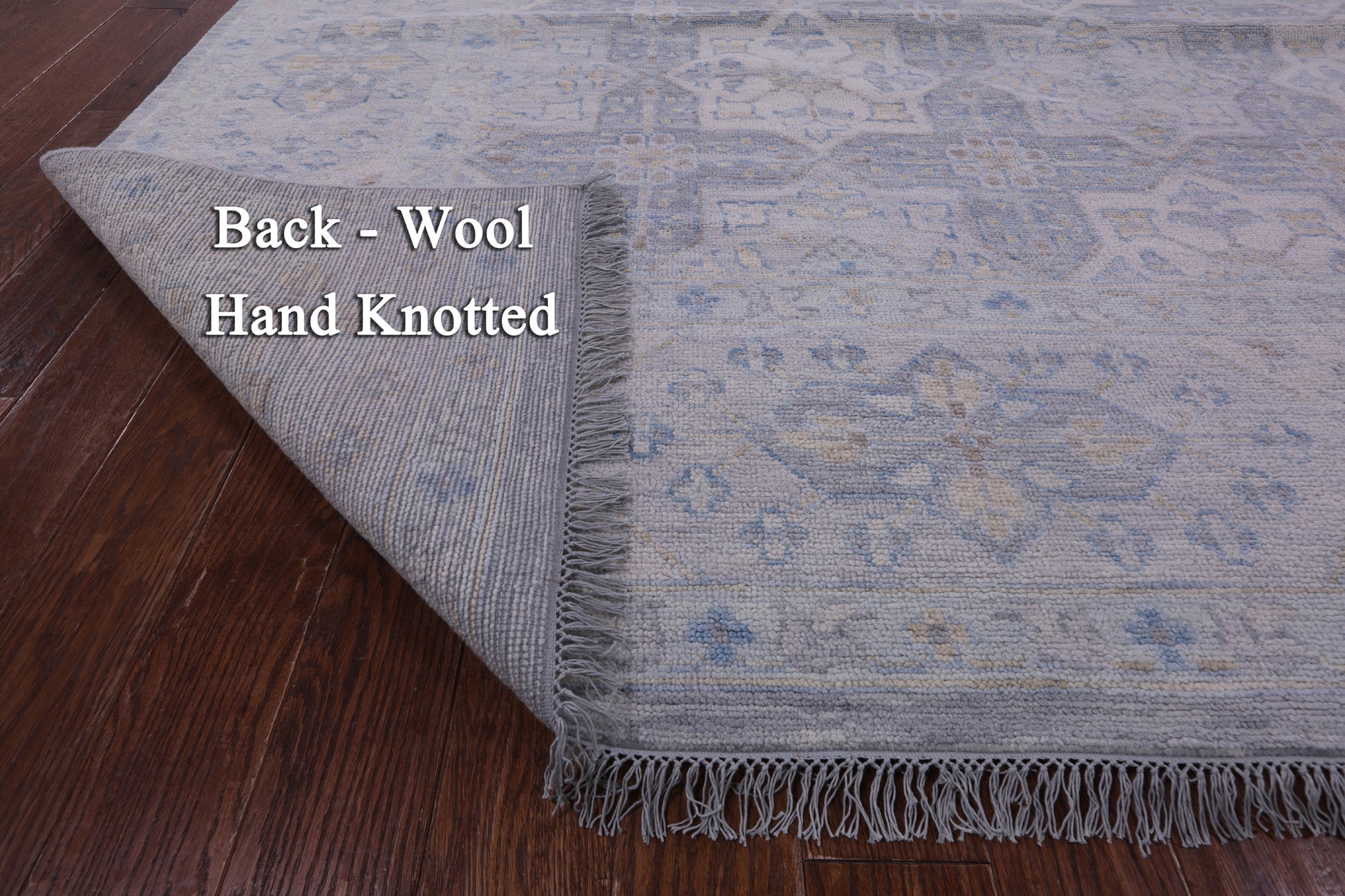 Grey Persian Tabriz Hand Knotted Wool Rug - 10' 2" X 13' 8" - Golden Nile