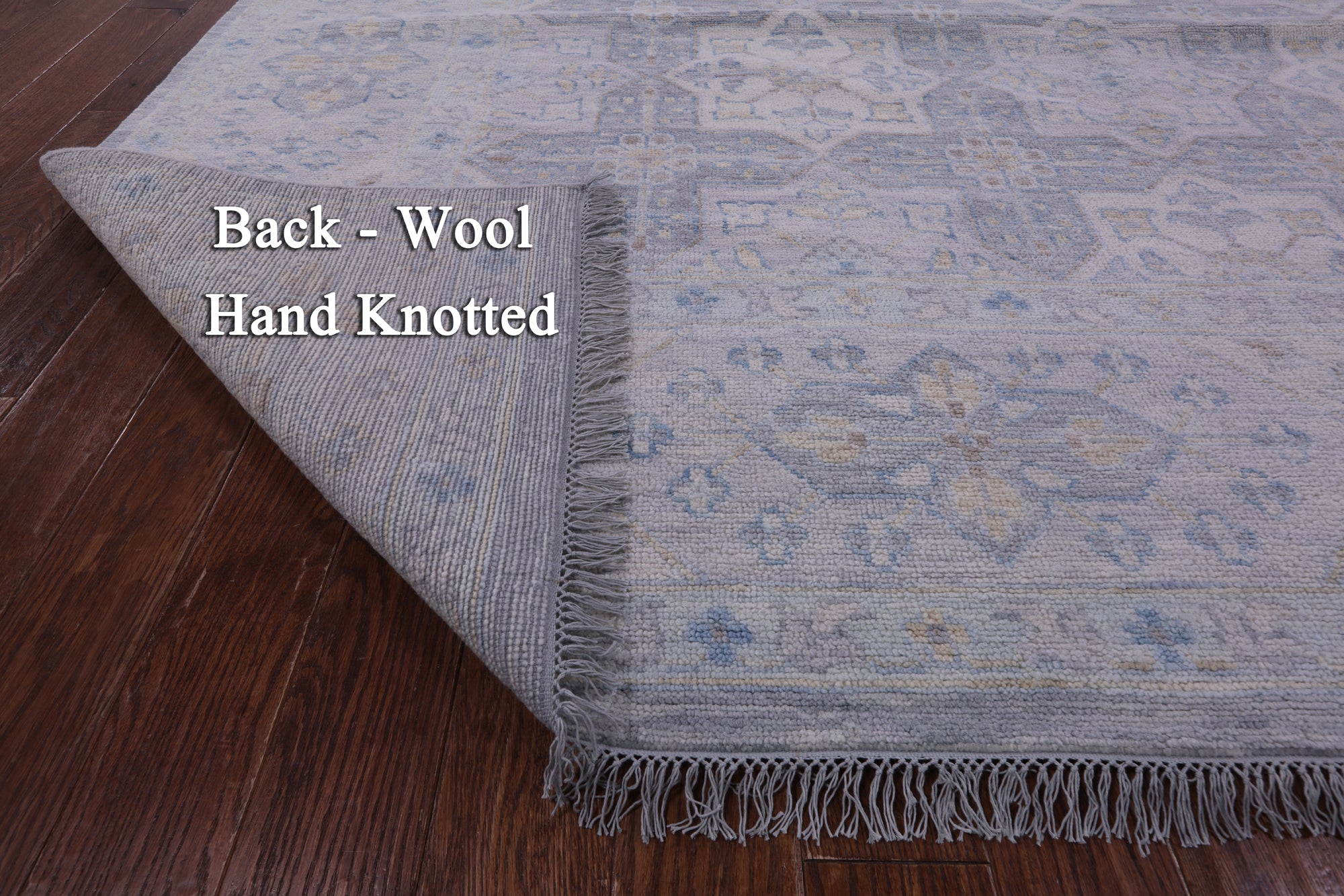 Grey Persian Tabriz Hand Knotted Wool Rug - 10' 2" X 13' 8" - Golden Nile