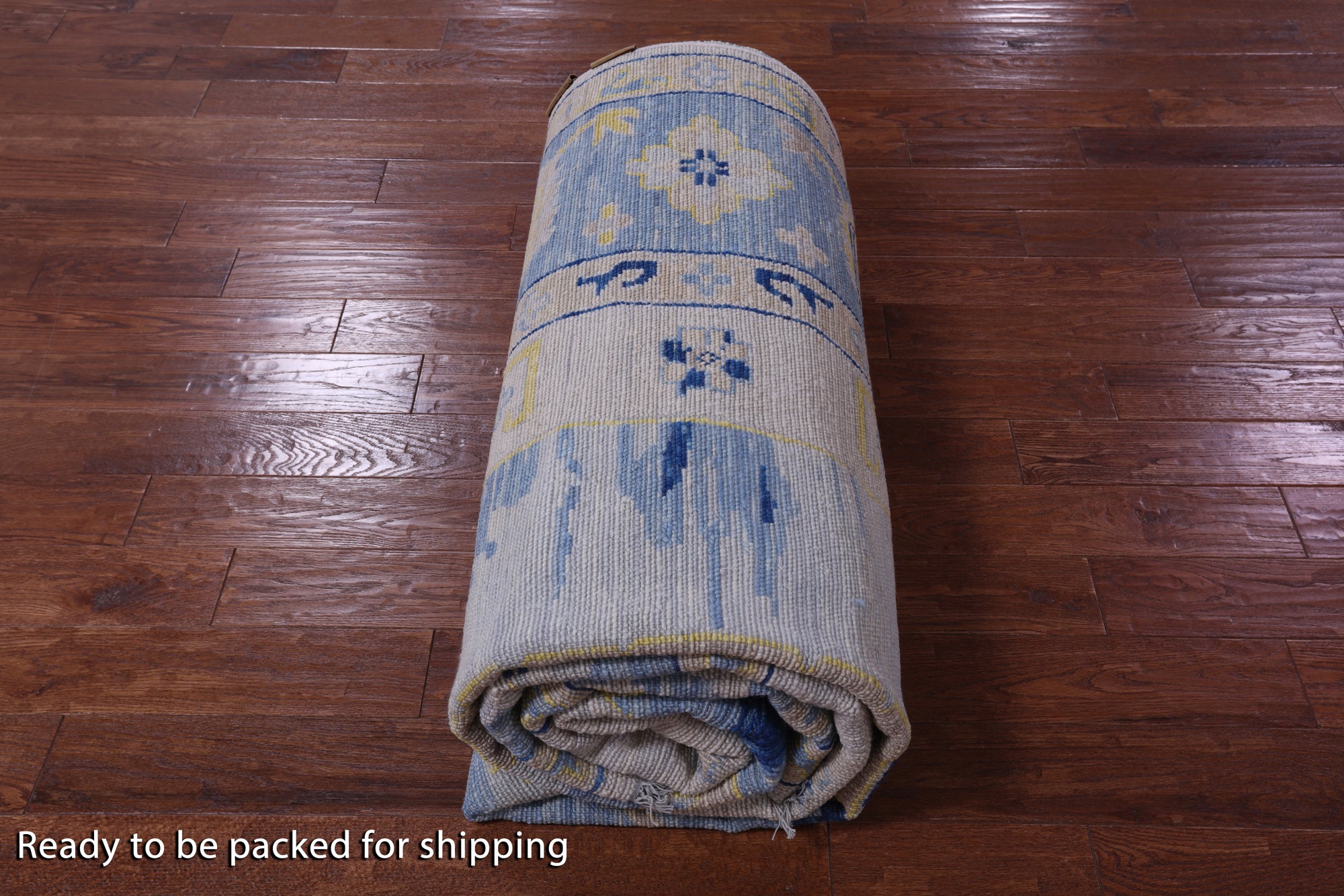 Blue Persian Bakshaish Hand Knotted Wool Rug - 10' 0" X 13' 9" - Golden Nile
