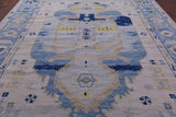 Blue Persian Bakshaish Hand Knotted Wool Rug - 10' 0" X 13' 9" - Golden Nile