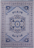 Blue Persian Bakshaish Hand Knotted Wool Rug - 10' 2" X 13' 11" - Golden Nile