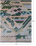 Tribal Moroccan Hand Knotted Wool Rug - 10' 3" X 14' 0" - Golden Nile