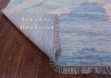 Tribal Moroccan Hand Knotted Wool Rug - 9' 10" X 13' 8" - Golden Nile
