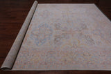 Ivory Persian Tabriz Hand Knotted Wool Rug - 10' 1" X 14' 0"