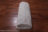 Ivory Persian Tabriz Hand Knotted Wool Rug - 10' 1" X 14' 0"