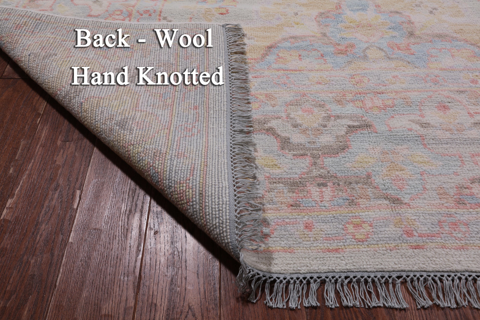 Ivory Persian Tabriz Hand Knotted Wool Rug - 10' 1" X 14' 0"