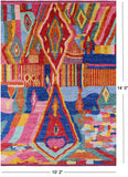 Tribal Moroccan Handmade Wool Rug - 10' 2" X 14' 0" - Golden Nile