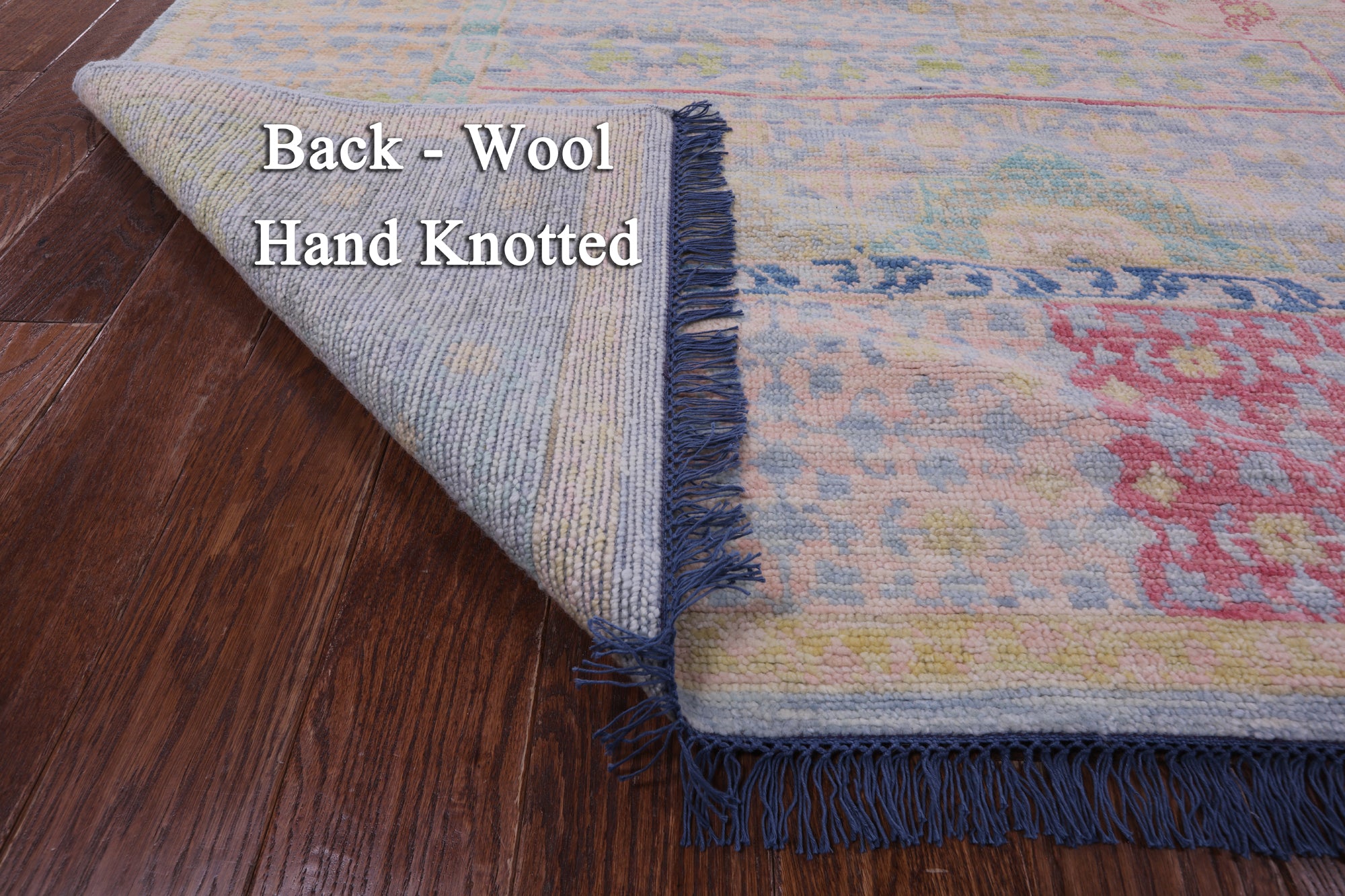 Geometric Persian Mamluk Hand Knotted Wool Rug - 10' 3" X 13' 10" - Golden Nile