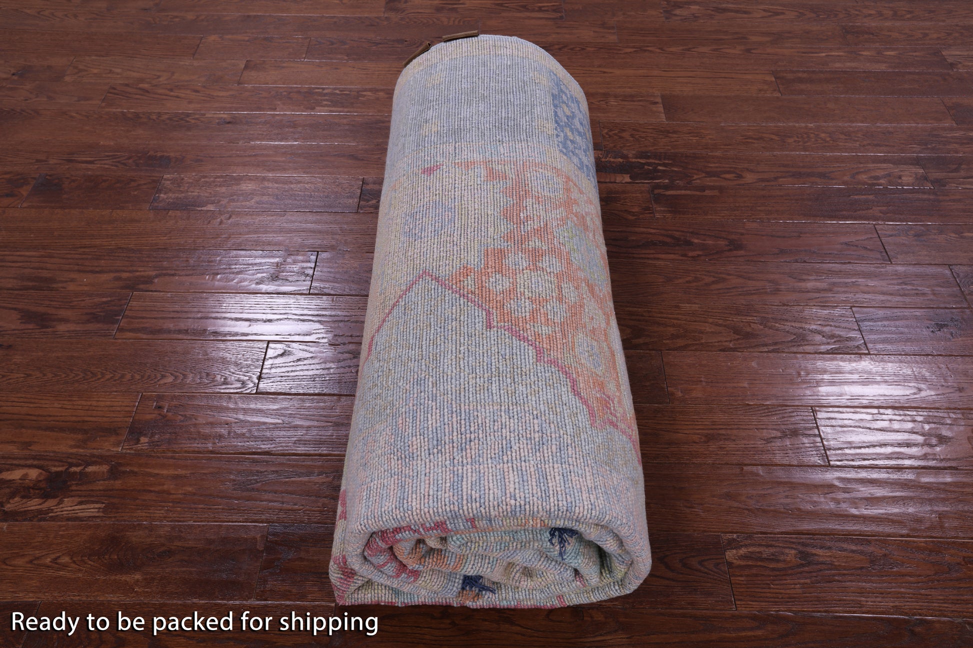 Geometric Persian Mamluk Hand Knotted Wool Rug - 10' 3" X 13' 10" - Golden Nile