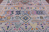 Tribal Moroccan Hand Knotted Wool Rug - 10' 2" X 13' 11" - Golden Nile