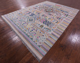 Tribal Moroccan Hand Knotted Wool Rug - 10' 2" X 13' 11" - Golden Nile