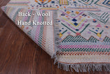 Tribal Moroccan Hand Knotted Wool Rug - 10' 2" X 13' 11" - Golden Nile