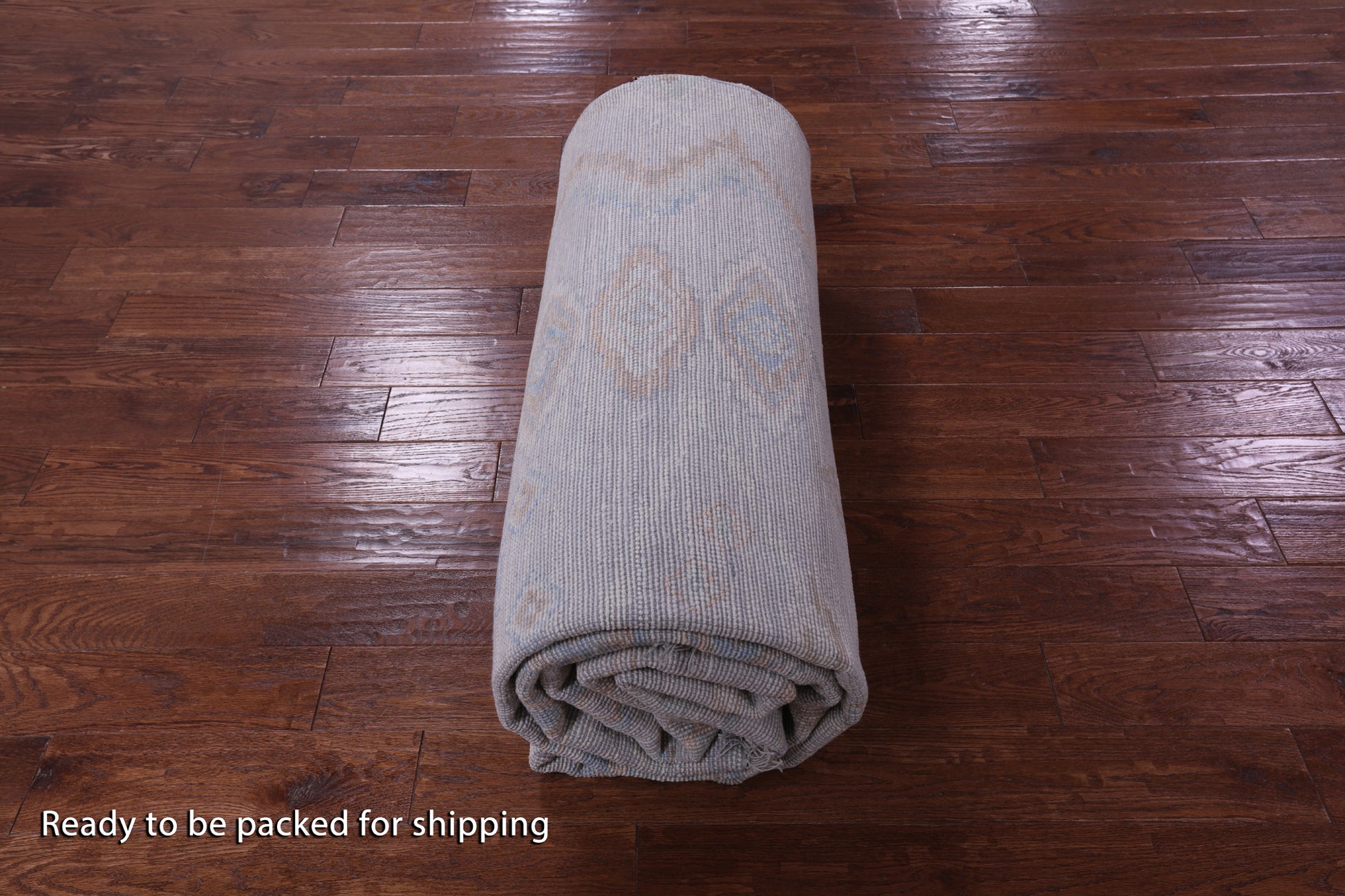 Silver Tribal Moroccan Hand Knotted Wool Rug - 10' 4" X 14' 1" - Golden Nile