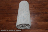 SUPER SALE Silver Tribal Moroccan Hand Knotted Wool Rug - 10' 4" X 14' 1"