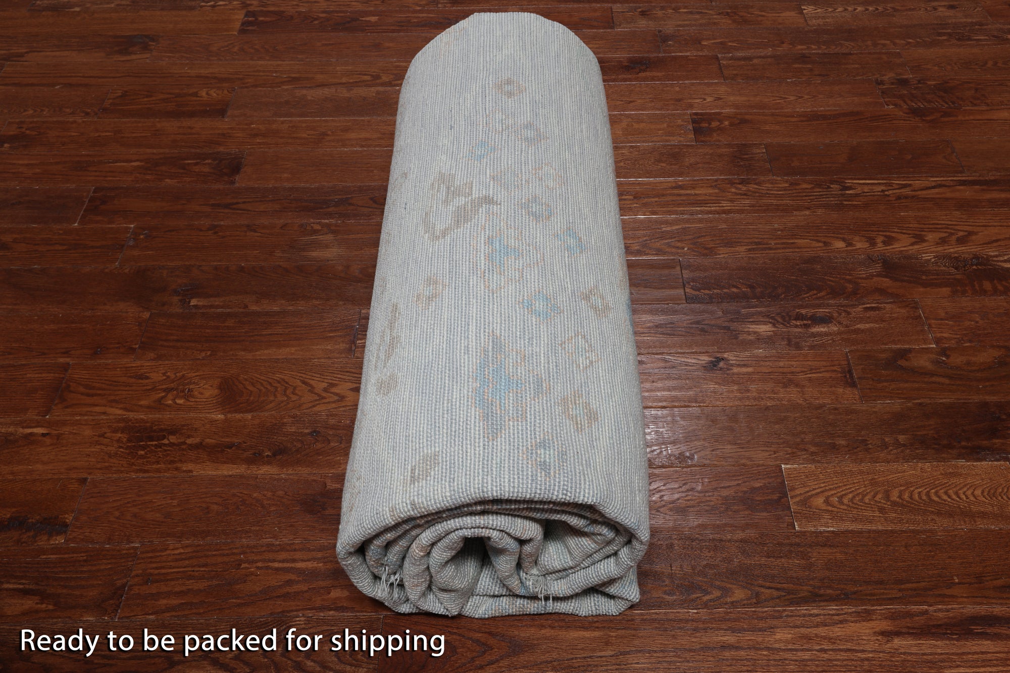 SUPER SALE Silver Tribal Moroccan Hand Knotted Wool Rug - 10' 4" X 14' 1"