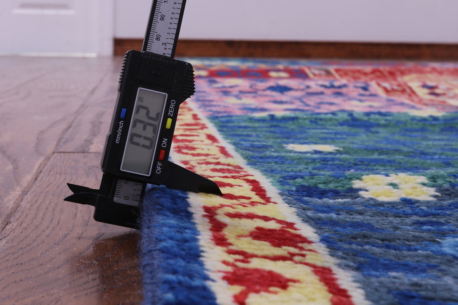 Geometric Persian Mamluk Hand Knotted Wool Rug - 10' 4" X 13' 9" - Golden Nile