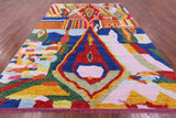 Tribal Moroccan Hand Knotted Wool Rug - 10' 2" X 13' 9" - Golden Nile