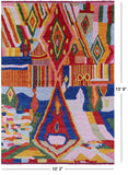 Tribal Moroccan Hand Knotted Wool Rug - 10' 2" X 13' 9" - Golden Nile