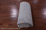 Light Blue Persian Sultanabad Hand Knotted Wool Rug - 10' 0" X 13' 9" - Golden Nile