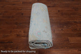 SUPER SALE Light Blue Persian Sultanabad Hand Knotted Wool Rug - 10' 0" X 13' 9"