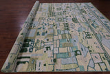 Tribal Moroccan Hand Knotted Wool Rug - 10' 0" X 14' 2" - Golden Nile
