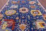 Blue Persian Tabriz Hand Knotted Wool Rug - 10' 3" X 13' 11" - Golden Nile