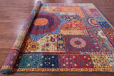 Geometric Persian Mamluk Hand Knotted Wool Rug - 10' 2" X 14' 1" - Golden Nile