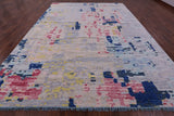 Abstract Contemporary Hand Knotted Wool Rug - 10' 2" X 13' 9" - Golden Nile