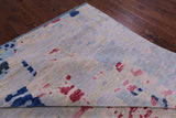 Abstract Contemporary Hand Knotted Wool Rug - 10' 2" X 13' 9" - Golden Nile