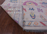 Ivory Turkish Oushak Handmade Wool Rug - 10' 2" X 13' 11" - Golden Nile