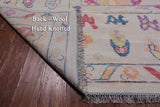 SUPER SALE Ivory Turkish Oushak Handmade Wool Rug - 10' 2" X 13' 11"